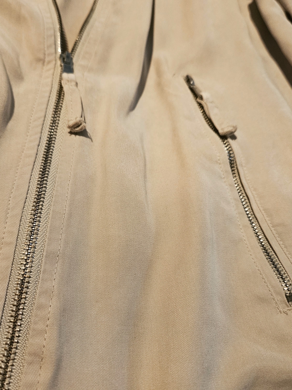 Blank NYC Womans 100% Lyocell Cream Jacket - Picture 5 of 5